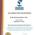BBB Accredited Business - S.W. Contractors, Inc.
